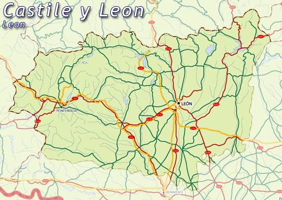 Map of Leon